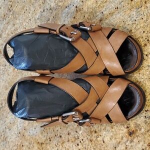 Theory Kendra Platform Sandal Size 38